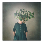 Bloom Leaves Art Print - 30 X 30CM No Frame Print Only