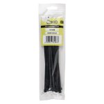 Nexus Cable Ties T120R 7.6MMX400MM Black 20 Pack