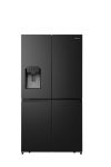 Hisense H750FSB-ID 541L Black Stainless Steel Multi-door Side By Side Fridge freezer - Peachzone