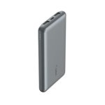 Belkin - Boostcharge 10 000 Mah Power Bank With Usb-c 15WATT - Dual Usb-a - 15CM Usb-a To C Cable - Space Grey