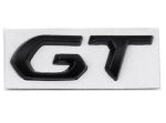 2 X GT Chrome Plated Car Stickers