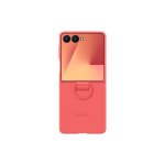Samsung Silicone Cover With Ring – Samsung Galaxy Z FLIP7 – Red