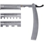 Razor Set Flat-sided Folding With Attachments