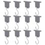 Decor Camping Awning S-shaped Light Hook Hangers Set Of 12 - 4CM