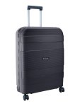Cellini Safetech Medium 4 Wheel Trolley Case -black - Ys Travel Bags
