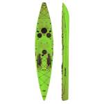 Bamba Fishing Kayak With Rudder And Rod Holders - Green