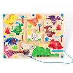 Magnetic Color & Number Maze Montessori Wooden Color Matching Learning Counting Puzzle Board Toddler Fine Motor Skills Toys For
