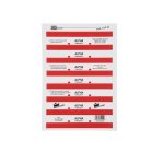 SFS-55MM Alpha Adhesive Tab – Red