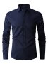 Men's Long Sleeve Lapel Collar Tuxedo Shirts Perfect For Business And Office