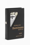 Double-six Dominoes Set Of 28 Classic Family Board Game With Storage Case