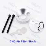Cnc Air Filter Stack Set - Aftermarket Kit In Assorted Colours - Gold
