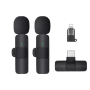 Wireless Portable Lavalier Microphone Compatible With Iphone Android