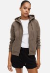 Zip-through Hoodie - Dark Mole