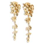 Goldair Gold Cluster Flower Earrings