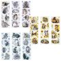 Craft Scrapbooking Kitten Adhesive Diy Decorative Stickers 3 Set