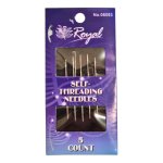 Royal Self-threading Needles - 5 Needles - Stitch And Go