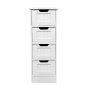 Brisbane 4-DRAWER Bathroom Cabinet White