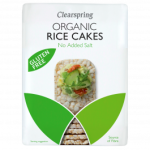 Rice Cake No Added Salt Organic Gluten Free 130G