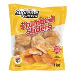 Supreme Chicken Crumbed Sliders 1KG