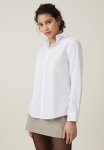 Cotton On Heritage Shirt-white