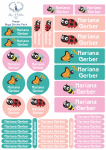 School Labels : Happy Bug Theme