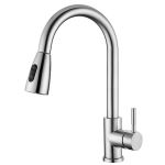 Stainless Steel Kitchen Faucet 360 Rotating Faucet Tap JS037-012B