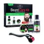 Aichun Beauty Beard Care Products And Derma Roller With Argan Oil