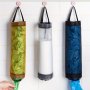 1PC Wall Mounted Garbage Bag Storage Artifact Finishing Box Kitchen Plastic Bag Collector Large Capacity Shopping Storage Hanging Bag