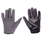 Lizzy Rosey – Girls Long Finger Glove – Black & Teal