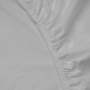 200 Thread Count Cotton Rich Percale Fitted Sheet Light Grey - King Xlxd 182X202X35CM