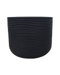 Lagoon Round Japi Planter Click For Details - Medium JVLH44 44CM Width X 37CM Height Lead