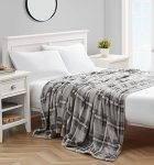Nautica - King Blanket Ultra Soft Plush Fleece Bedding Cozy Home Decor For Bed Or Couch Lewes Grey King
