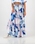 Long Tiered Fiesta Skirt Tie Dye - XS