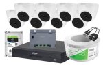Dahua 8 Ch Xvr Kit With 8 X Eyeball Dome Cameras