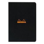 Rhodia Staplebound Notebooks Ruled Black Cover 8 1 4 In. X 11 3 4 In. 48 Sheets