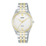 LORUS White Two Tone Women's Dress Watch RG276VX9