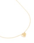 Goldair Gold Plated Cubic Zirconia Heart Locket Necklace
