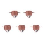 Coffee Accessories Portable Coffee Filter Coffee Maker 5PCS Brown