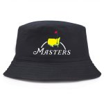 Reversible Masters Print Bucket Hat - Sun-protective Cotton Blend Fisherman Cap For Golf & Outdoor Activities