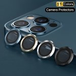 1 Pack Protector Camera For IPHONE11 12 13 14 15 Pro Max MINI Aluminum Alloy Metal With Tempered Glass Full Cover Camera Lens Pr