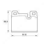 Kbc Brake Pads Rear For Alfa