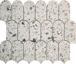 Terrazzo Marble Punkah Rain Cloud Mosaic
