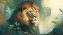 Canvas Wall Art - Canvas Wall Art Male Lion Painting - B1070 - 120 X 80 Cm