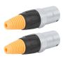 Waterproof RJ45 Connector 2PCS Fire Retardant Insulator For Ethernet