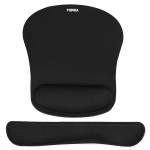 Wrist Support Ergonomic Mouse Keyboard Pad Set With Coaster