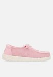 Wendy Stretch Sox Slip On - Rosette