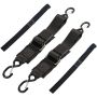 2-PACK Boat Trailer Tie-down Straps 2IN X 4FT Adjustable With Buckle