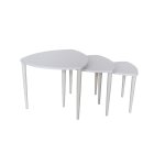 Arabella Wooden Nesting Tables White