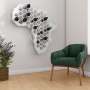 Africa Wine Display - 780 X 850 X 150 Mm 24 Bottles / Matt White