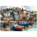 Deco Print Harbour Scene 5